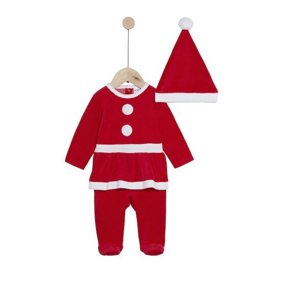  Pyjama + Bonnet de Noël Rouge  de P'tit bisou code EAN 01164139 