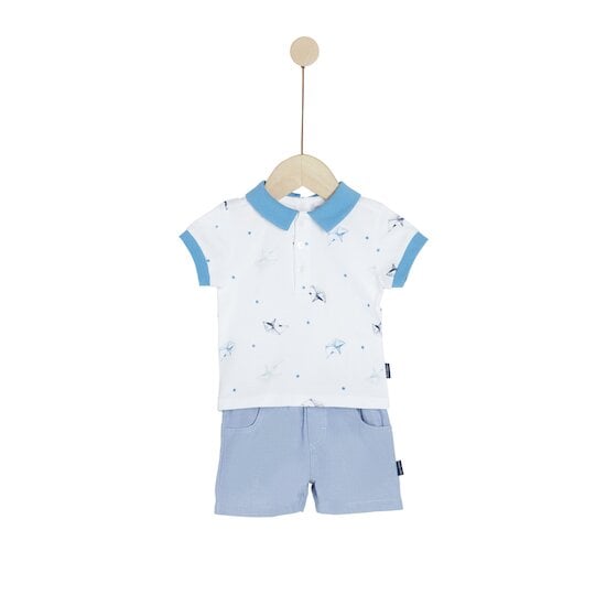  Plage Ensemble Short + Haut Paper Boat  de P'tit bisou code EAN 01165489 