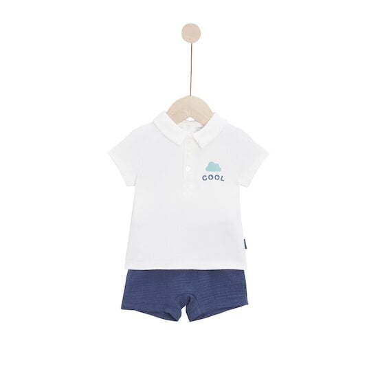  Mon Petit Nuage Ensemble 2 pièces Nuage bleu  de P'tit bisou code EAN 01165593 