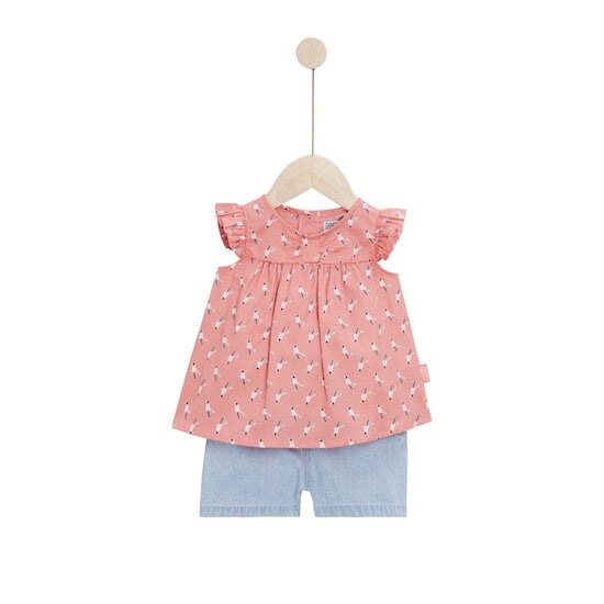  Tropicool Ensemble tunique + short Perroquet  de Nano & nanette code EAN 01167147 