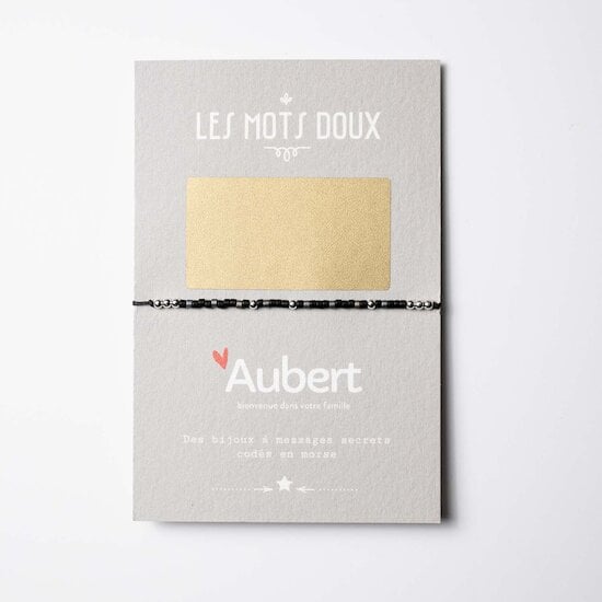  Bracelet annonce "Tu vas être Papa !" Argent  de Les Mots Doux code EAN 01168546 