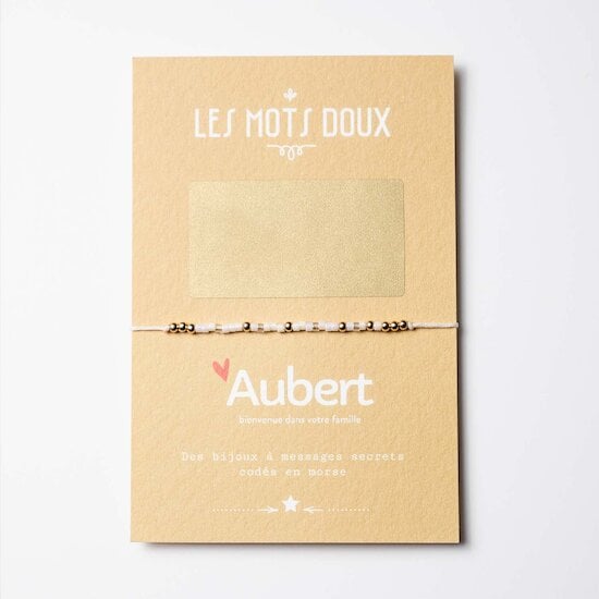  Bracelet annonce "Tu vas être Mamie !" Dorée  de Les Mots Doux code EAN 01168548 