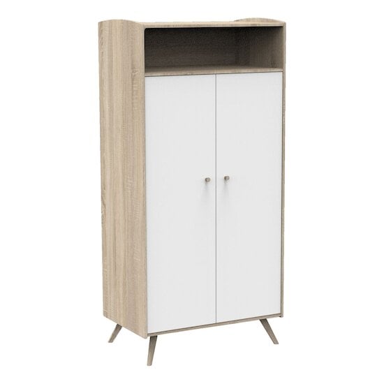  Access Armoire 2 portes 1 niche Bois blanc  de Sauthon Baby's Sweet Home code EAN 01169647 