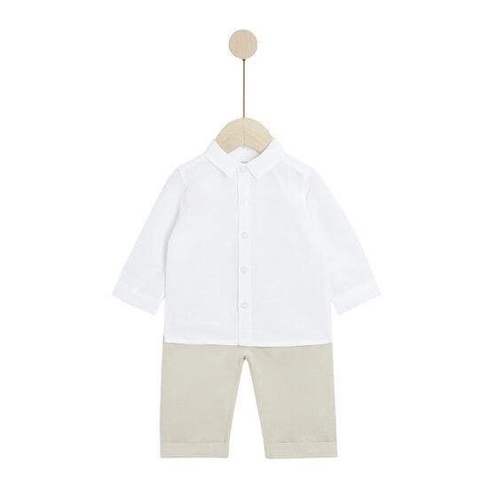  Cérémonie Ensemble chemise pantalon Beige  de P'tit bisou code EAN 01169691 