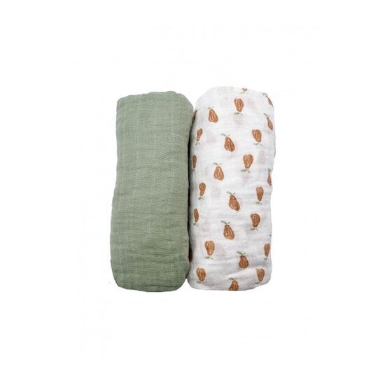  Botanica Lot de 2 draps housse bio  65 x 130 cm de Sauthon Baby Déco code EAN 01170244 