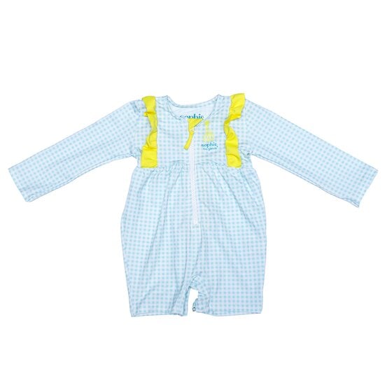  Combinaison anti UV manches longues Sophie la Girafe Menthe  de Les Petits Protégés code EAN 01170478 