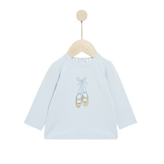  Bleu Ballerine Tee-shirt manches longues Blue Bastille  de Marèse code EAN 01171502 