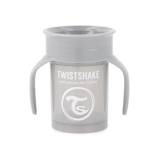  Tasse d'apprentissage 360° Gris 230 ml de Twistshake code EAN 01172159 