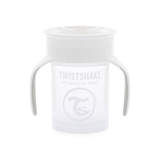  Tasse d'apprentissage 360° Blanc 230 ml de Twistshake code EAN 01172160 