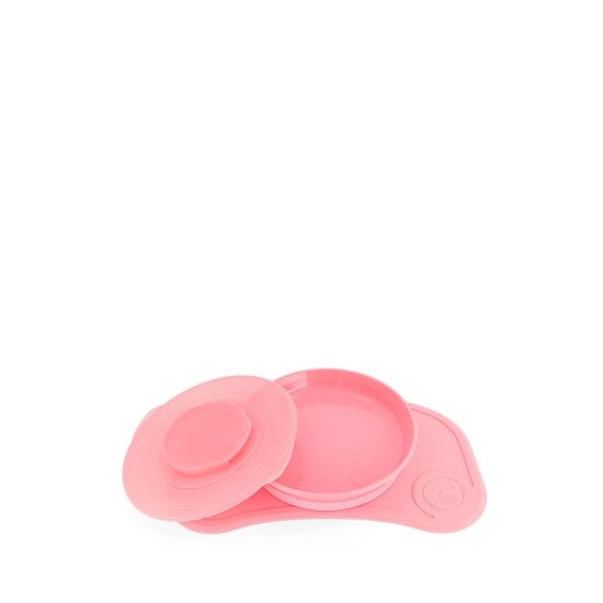  Plateau Click Mat mini avec assiette Rose  de Twistshake code EAN 01172161 