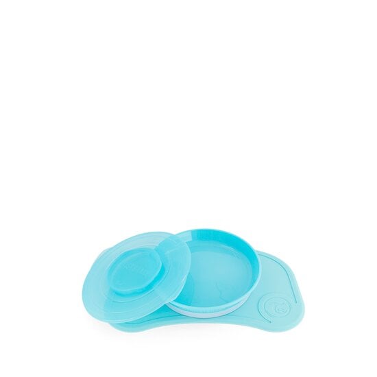  Plateau Click Mat mini avec assiette Bleu  de Twistshake code EAN 01172162 
