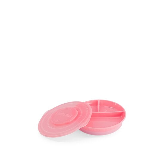 Assiette compartimentée Rose 6 mois + de Twistshake code EAN 01172167 