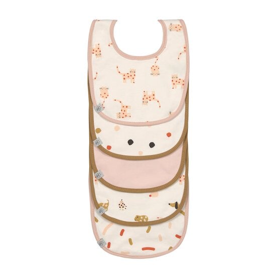  Lot de 5 Bavoirs éponge Little Mateys orange épicée  de Lässig code EAN 01173303 