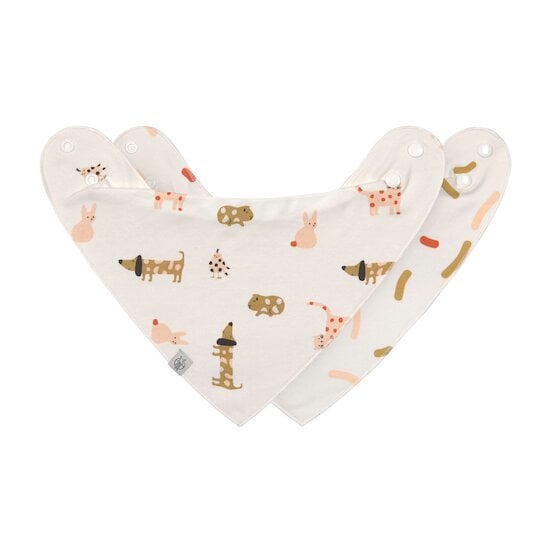  Little Mateys Lot de 2 Bavoirs Bandanas Orange épicée  de Lässig code EAN 01173305 