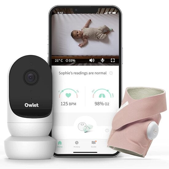  Babyphone Monitor Duo Smart Sock 3 Rose  de Owlet code EAN 01173981 