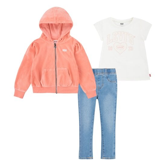  Ensemble 3 pièces Orange 3 mois de Levi's Kids code EAN 01175250 