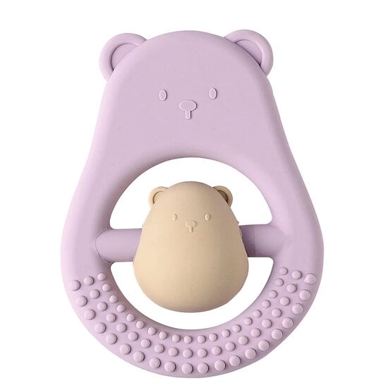  Anneau de Dentition Maman et Enfant en silicone Lilas 15 cm de Nattou code EAN 01176091 