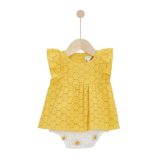  Ensemble Tunique + Bloomer Jaune soleil  de P'tit bisou code EAN 01176125 