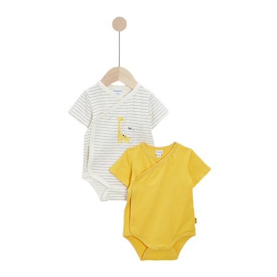  Lot 2 bodies manches courtes   de P'tit bisou code EAN 01176140 