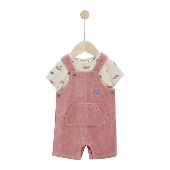  Salopette + Tee-shirt manches courtes Imprimé Tout Doux  de Marèse code EAN 01176514 
