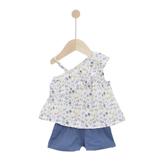  Short + Haut Lilas en fleur  de Marèse code EAN 01176775 