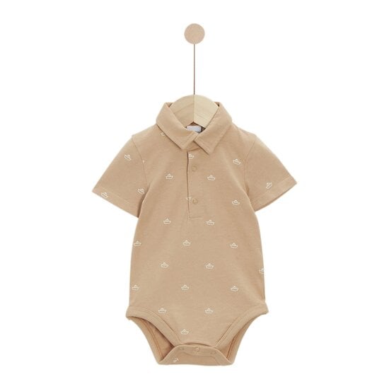  Body à manches courtes Liberty and Sea Life Camel  de P'tit Bisou Petit Prix code EAN 01177598 