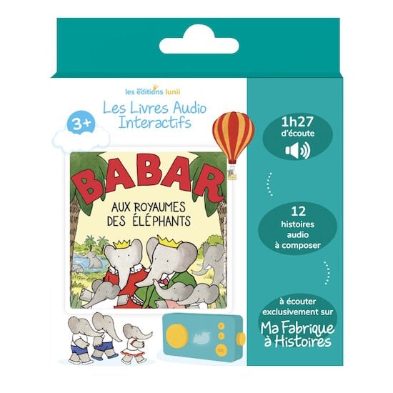  Coffret Babar aux royaumes des éléphants   de Lunii code EAN 01177705 