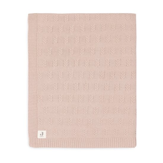  Couverture Berceau Grain Knit Rose 75 x 100 cm de Jollein code EAN 01178262 