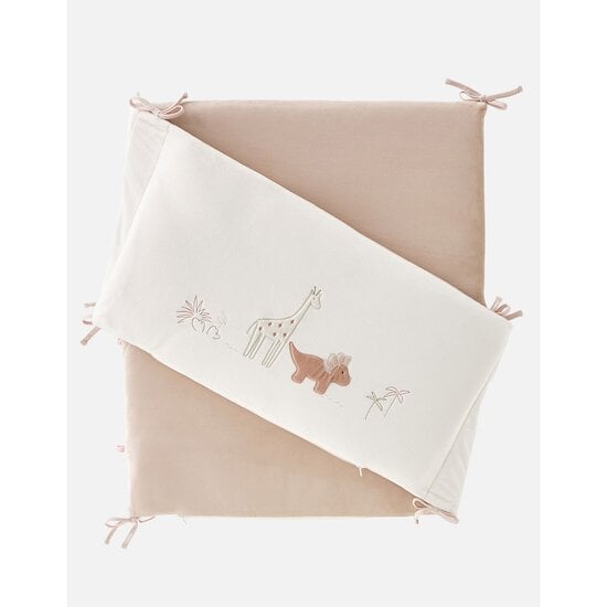  Popsie, Gigi & Louli Tour de lit Veloudoux Écru / Rose poudré  de Noukies code EAN 01179833 