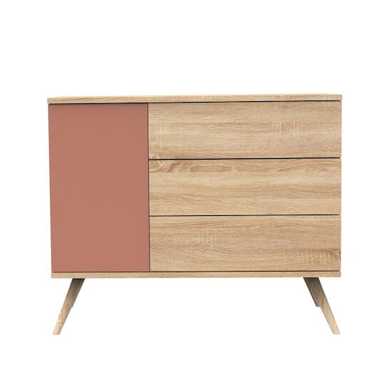  Seventies Commode Chêne doré Terracotta  de Sauthon Baby's Sweet Home code EAN 01179964 