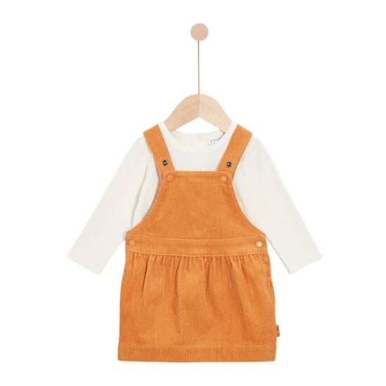  Cœur de pain d'épice Robe et Tee-shirt coton Ecru  de P'tit bisou code EAN 01180468 