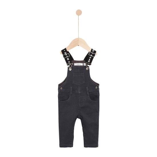  Pop mood Salopette longue denim gris anthracite  de Marèse code EAN 01180542 