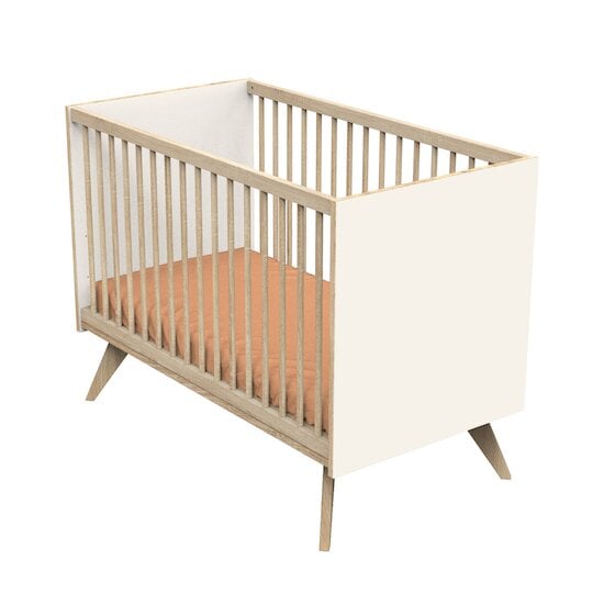  Camille Lit Bébé Hêtre Vernis 60 x 120 cm de Sauthon Baby's Sweet Home code EAN 01181076 