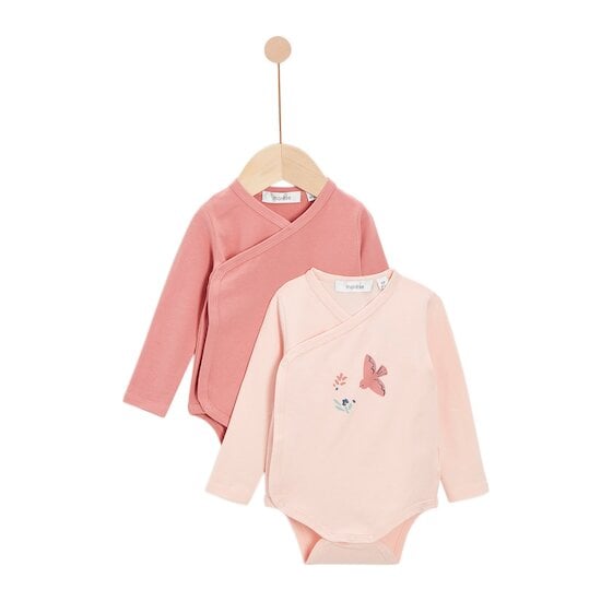  Poésie d'Automne Lot de 2 bodies manches longues Pink Thé  de Marèse code EAN 01181740 