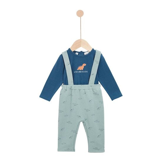  Dino d'Automne Pantalon + Bretelles + T-Shirt Green Dino  de Marèse code EAN 01181876 