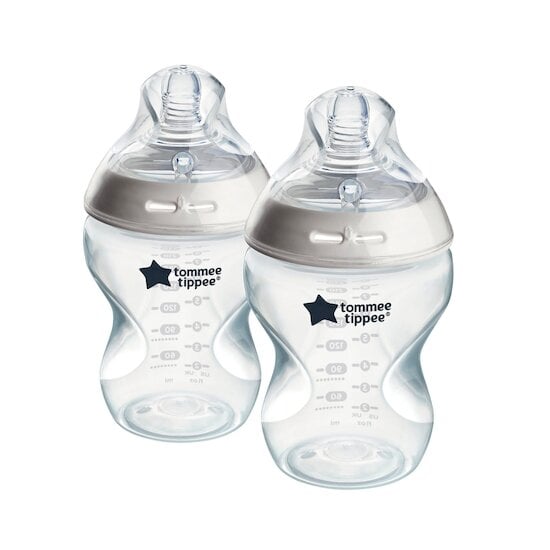  Biberon anti-colique Natural Start Lot de 2 Transparent 260 ml de Tommee Tippee code EAN 01182716 