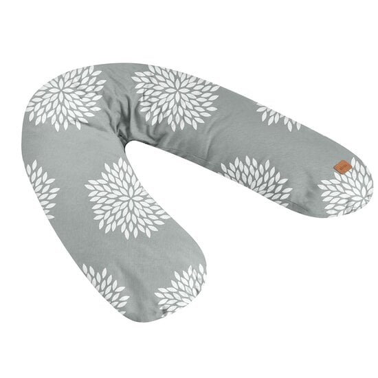  Coussin d'allaitement Big Flopsy™ jersey de coton Flower Gris  de Béaba code EAN 01188921 