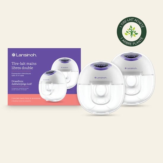  Tire-lait mains libres Double  de Lansinoh code EAN 01189766 