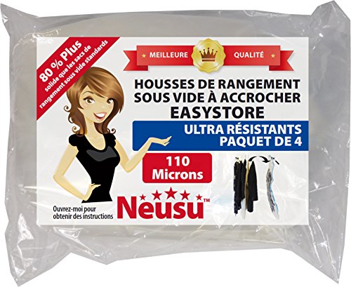 Housses de rangement sous vide à accrocher easy...