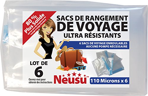 Sacs de voyage à rouler - pack de 6 - sacs de r...