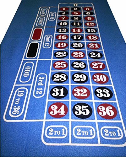Tapis de roulette en feutre Édition limitée Bleu