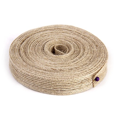 Ruban de jute 10m * 1,5 cm de ruban de toile de...