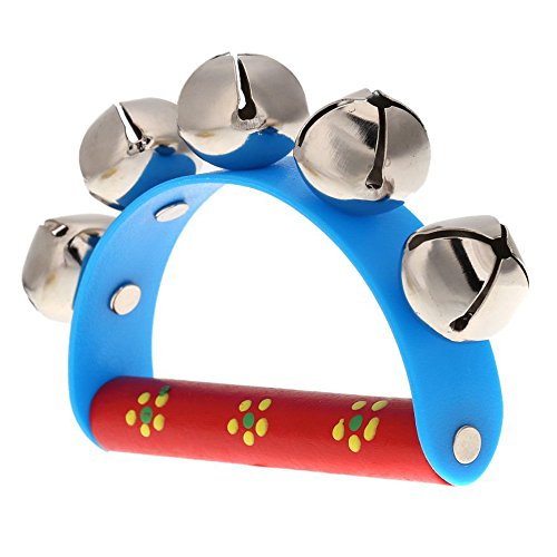 Etit tambourin avec sonnettes boule metal de cl...
