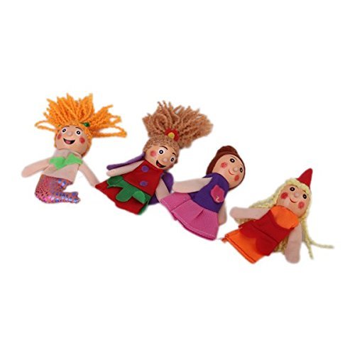 Marionnettes a doig - SODIAL(R)Un Ensemble de 4...