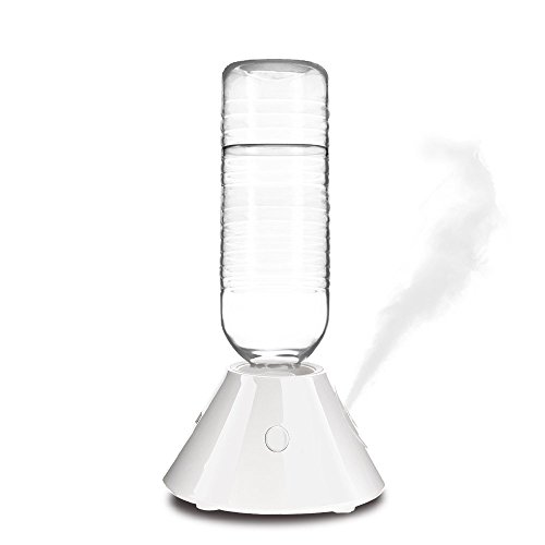 Televo Humidificateur Mini Humidificateur Portable USB Humidificateur avec LED Lumière Arrêt Automatique Compatible avec Coca-Cola, Evian, Fiji Bouteille pour Bureau, Maison Voyage et Voiture code EAN 0190497349260 