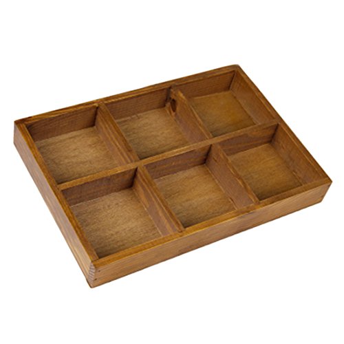 teckpeak 6-Slots en bois tiroir organisateur Co...