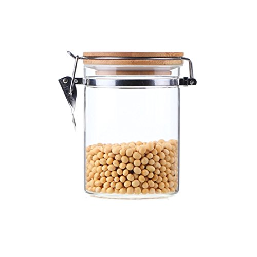 Hipsteen 850ml stockage les aliment étanche boucle en kkc métal et couvercle en bambou code EAN 0190550435961 