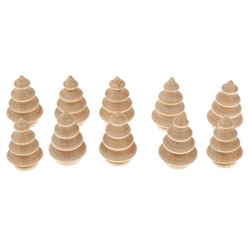 FENICAL 10pcs vierges BRICOLAGE sapin de Noël e...