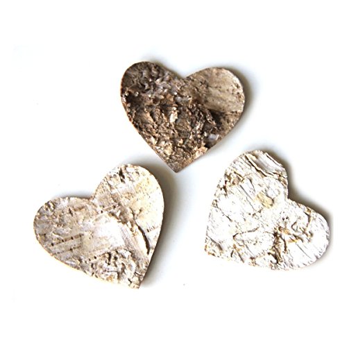 FENICAL Journal bois tranches de coeur en forme...