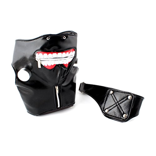 Halloween pu cuir tokyo goule masquer les acces...